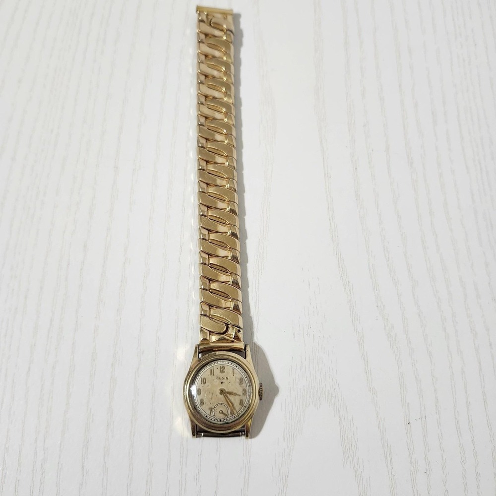 14k Gold Filled Vintage Elgin Mechanical Hand Wound Watch